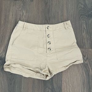 Button up shorts